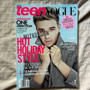 Liam Payne One Direction 1D Teen Vogue Magazine